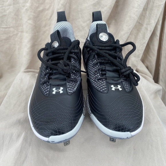 Under Armour Metal Cleats Men's‎ 8.5 Black Harper 7 Low ST Hovr Hybrid Baseball - Picture 2 of 9